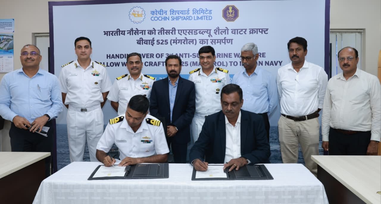 Mangrol Anti-Submarine Warfare Craft Delivered to Navy 731470a6 a728 4c20 9b96 a3f5f27436e3
