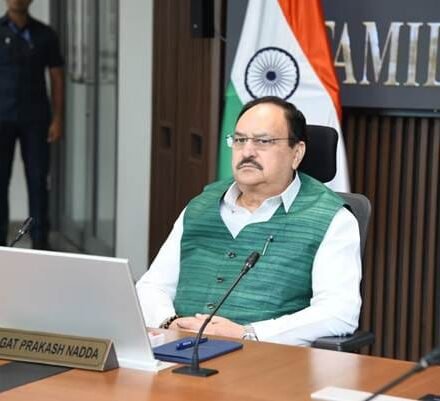 Union Health Minister J P Nadda reviews preparations for the NEET-PG 2026 examination during a high-level meeting.