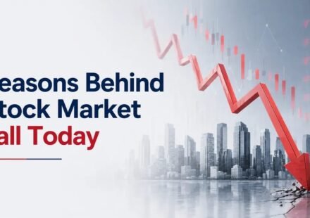 stock market today:Sensex and Nifty closed lower as investors reacted to geopolitical tensions, FII selling and weakness in financial stocks.