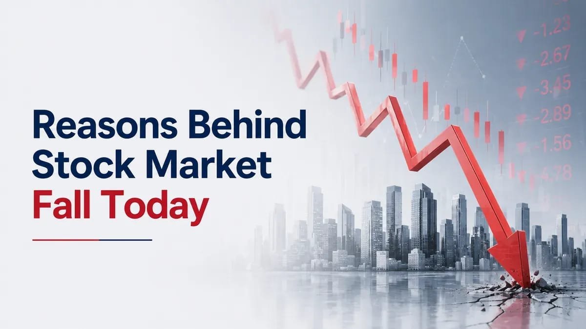 Stock Market Today: Sensex Falls 456 Points, Nifty Ends Below 24,600 Amid Global Uncertainty stock market today:Sensex and Nifty closed lower as investors reacted to geopolitical tensions, FII selling and weakness in financial stocks.