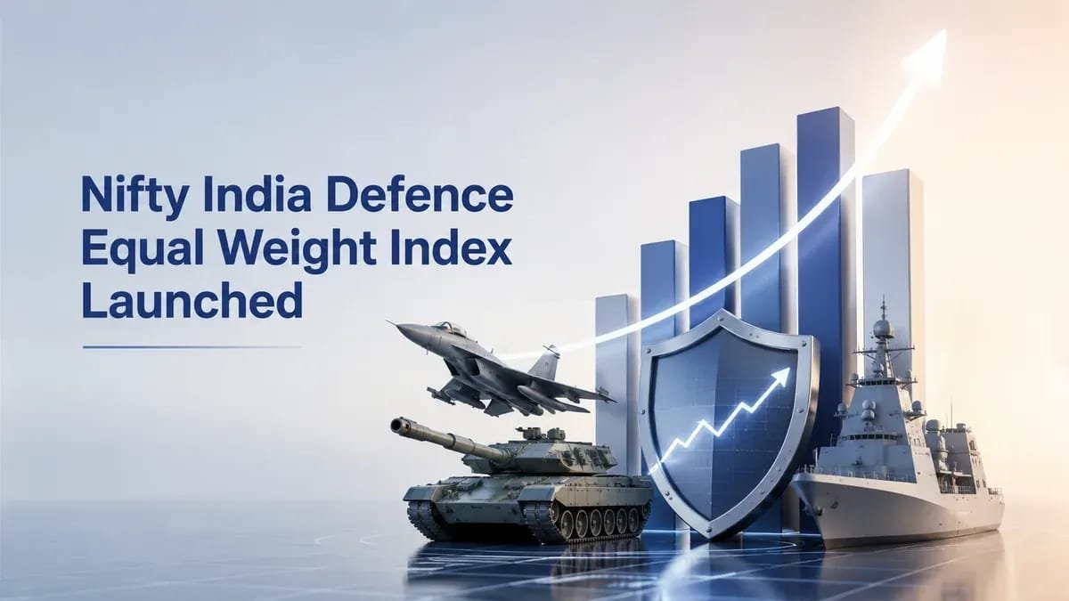 Nifty India Defence Equal Weight Index with 19 defence stocks and 31.05 percent annualised return