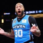 Former NBA player Royce White during a basketball event