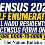 Tamil Nadu residents completing Census 2027 self enumeration process online on a digital device