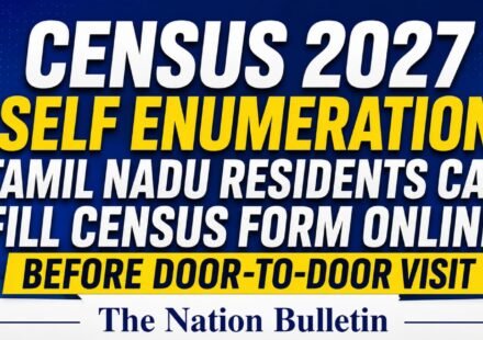 Tamil Nadu residents completing Census 2027 self enumeration process online on a digital device