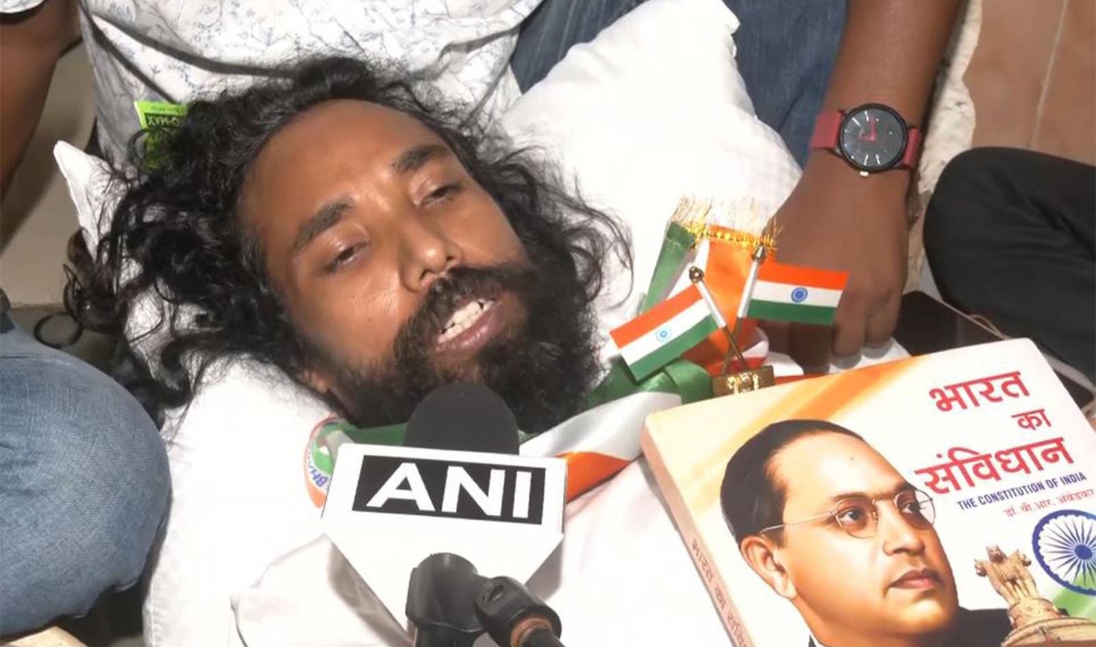 Devendra Nath Mahto Alleges Police Assault in Ranchi Devendra Nath Mahto alleges police assault during Tiranga Yatra in Ranchi