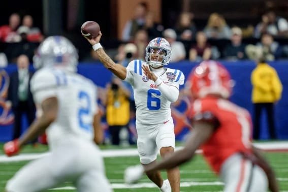 Trinidad Chambliss Ole Miss quarterback in 2026