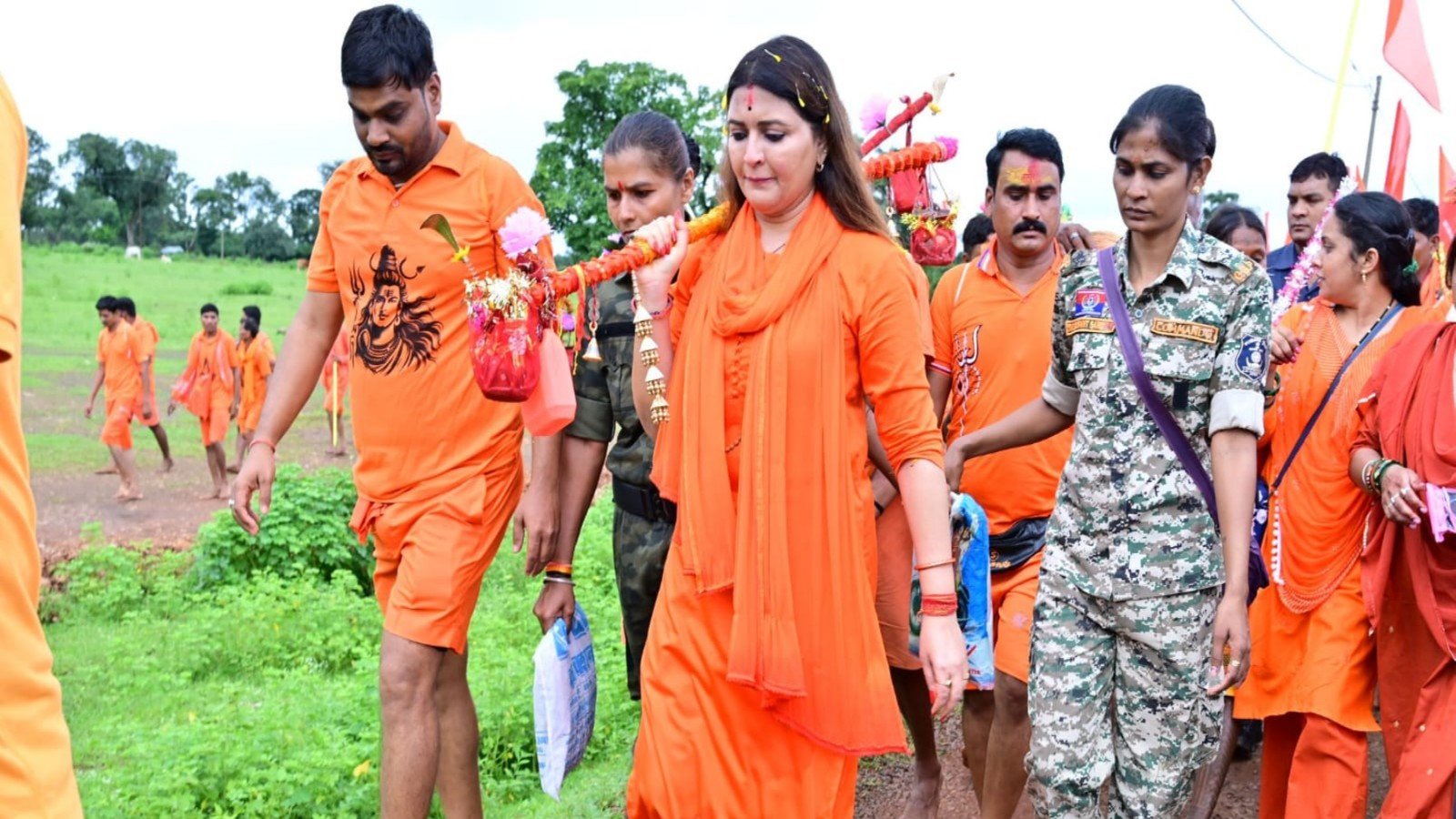 Bhawna Bohra Kanwar Yatra with nearly 700 devotees and 16 Baiga tribals