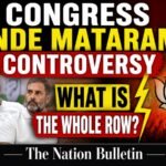 Congress Vande Mataram controversy at AICC headquarters during Independence Day