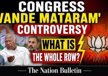 Congress Vande Mataram controversy at AICC headquarters during Independence Day