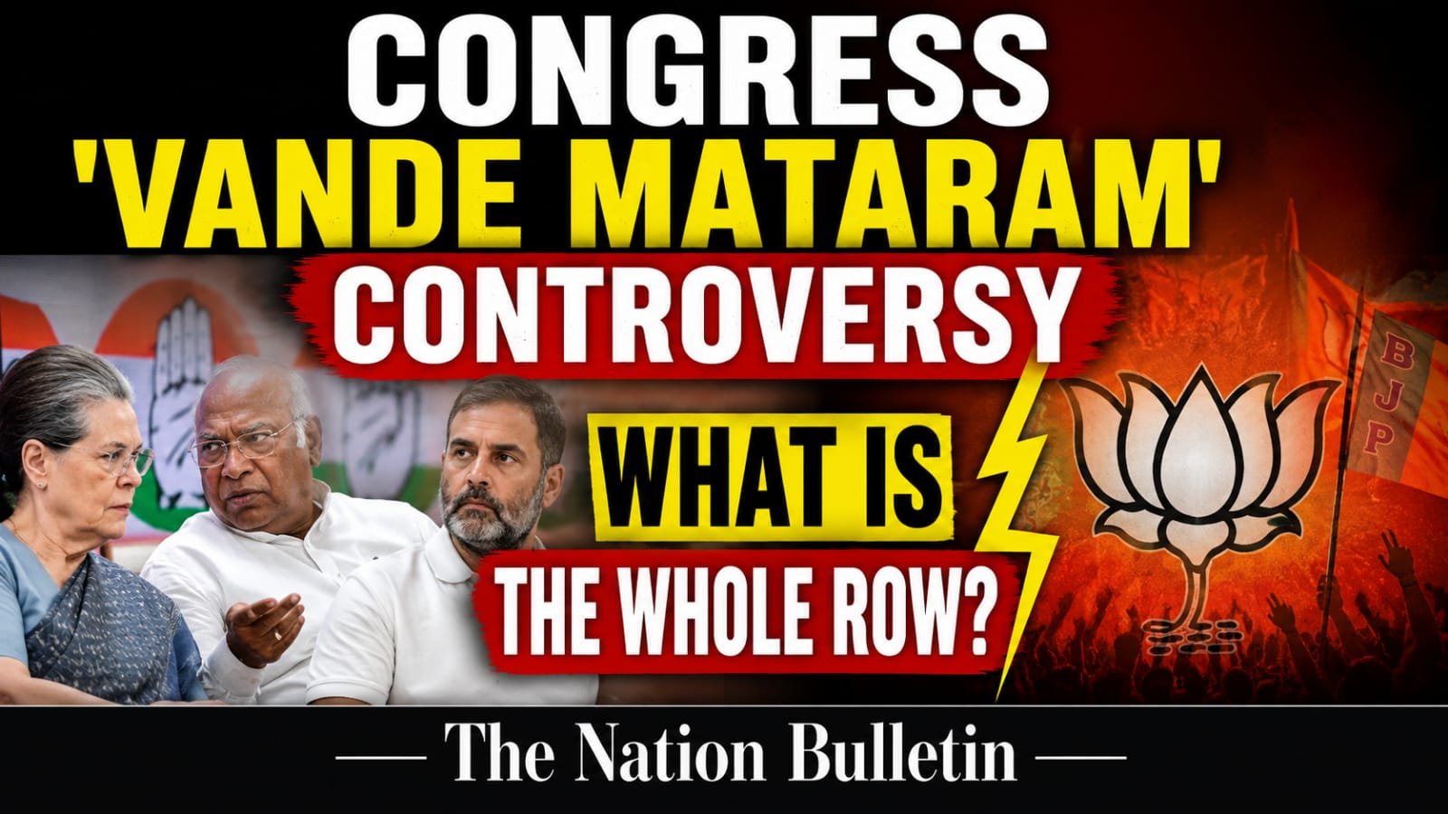 Congress Vande Mataram Controversy: What Happened at AICC Headquarters? Congress Vande Mataram controversy at AICC headquarters during Independence Day