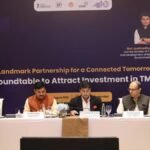 Union Minister Jyotiraditya Scindia and Madhya Pradesh Chief Minister Mohan Yadav at the investors' meeting for the Gwalior Telecom Manufacturing Zone.
