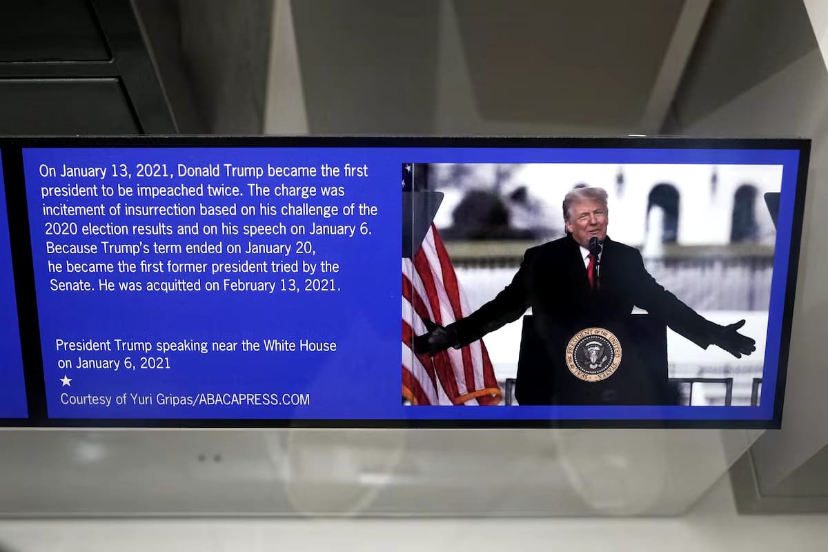 Democrats Plan Trump Investigations if They Win House Donald Trump photo displayed at the Smithsonian as Democrats prepare possible House investigations