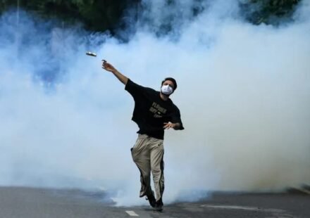 Azadi chants during youth student protests in India