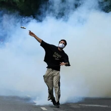 Azadi chants during youth student protests in India