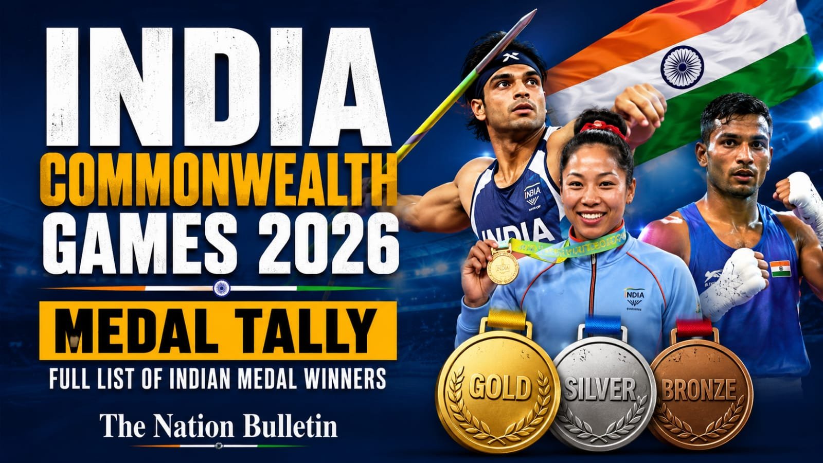 India at Commonwealth Games 2026: Athletes Shine With Historic Performances Across Multiple Sports India Commonwealth Games 2026 medal winners celebrating their achievements