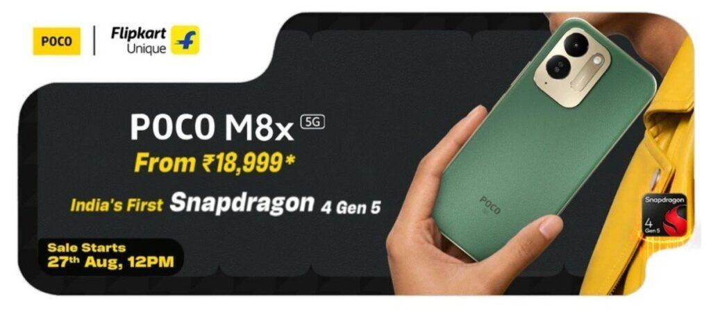 Poco M8x 5G Launched in India With 7,900mAh Battery HQOiB7RbkAAaLzh