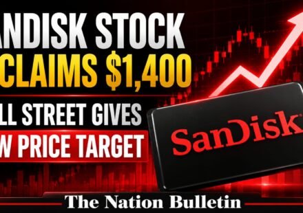 SanDisk stock rebounds above $1,400 after earnings as Wall Street maintains bullish outlook