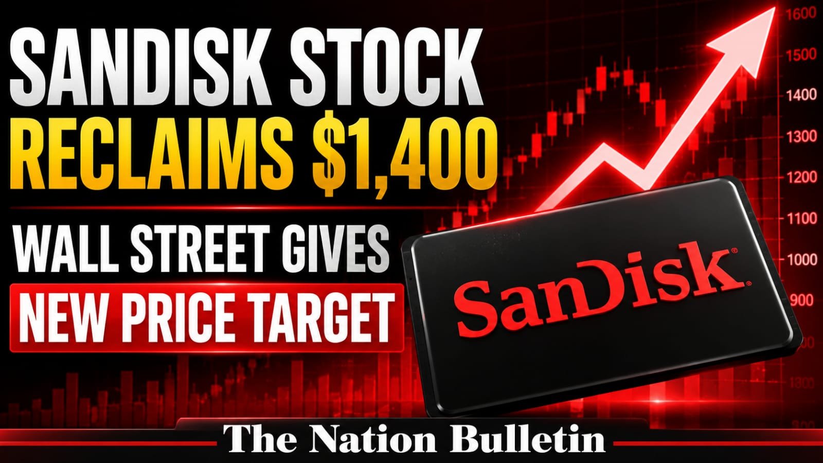 SanDisk Stock Rebounds Above $1,400 Despite Weak Revenue Outlook as Wall Street Maintains Bullish Long-Term View SanDisk stock rebounds above $1,400 after earnings as Wall Street maintains bullish outlook