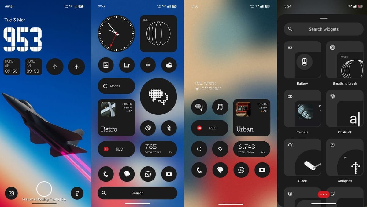 Nothing Phone displaying the Nothing OS 5.0 Android 17 software update announcement