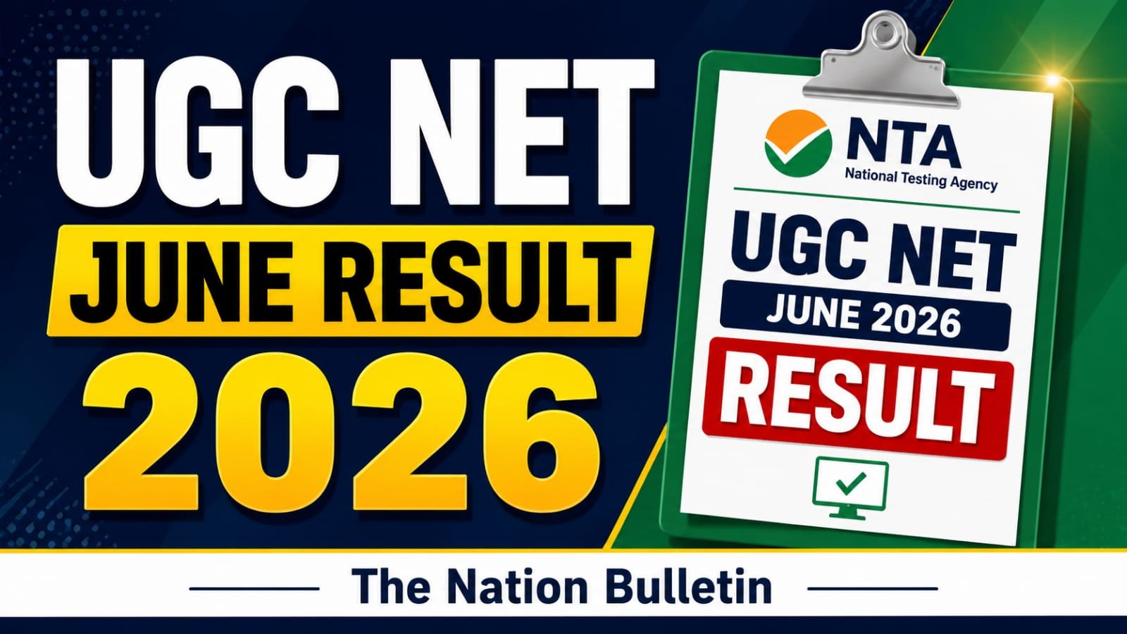 UGC NET June Result 2026: Result Link, Dates and Updates NTA UGC NET June Result 2026 result link and scorecard update