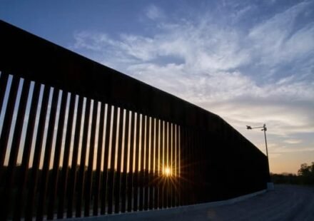 Trump border wall project along Tohono O’odham Nation tribal land in Arizona