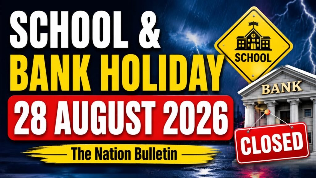 Raksha Bandhan Holiday Today: Are Schools and Banks Open on August 28? School & Bank Holiday 28 August 2026 updates on Raksha Bandhan bank closures, school holidays and rain alerts