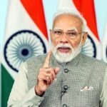 Prime Minister Narendra Modi addresses youth while launching the Nasha Mukt Yuva for Viksit Bharat Sankalp Abhiyan.
