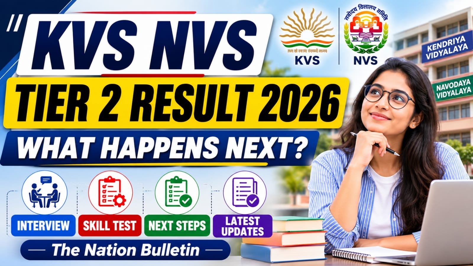 KVS NVS Tier 2 Result 2026 Interview Skill Test and Next Steps