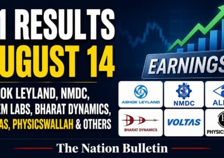 Q1 Results August 14 featuring Ashok Leyland, NMDC, Alkem Labs, Voltas and PhysicsWallah