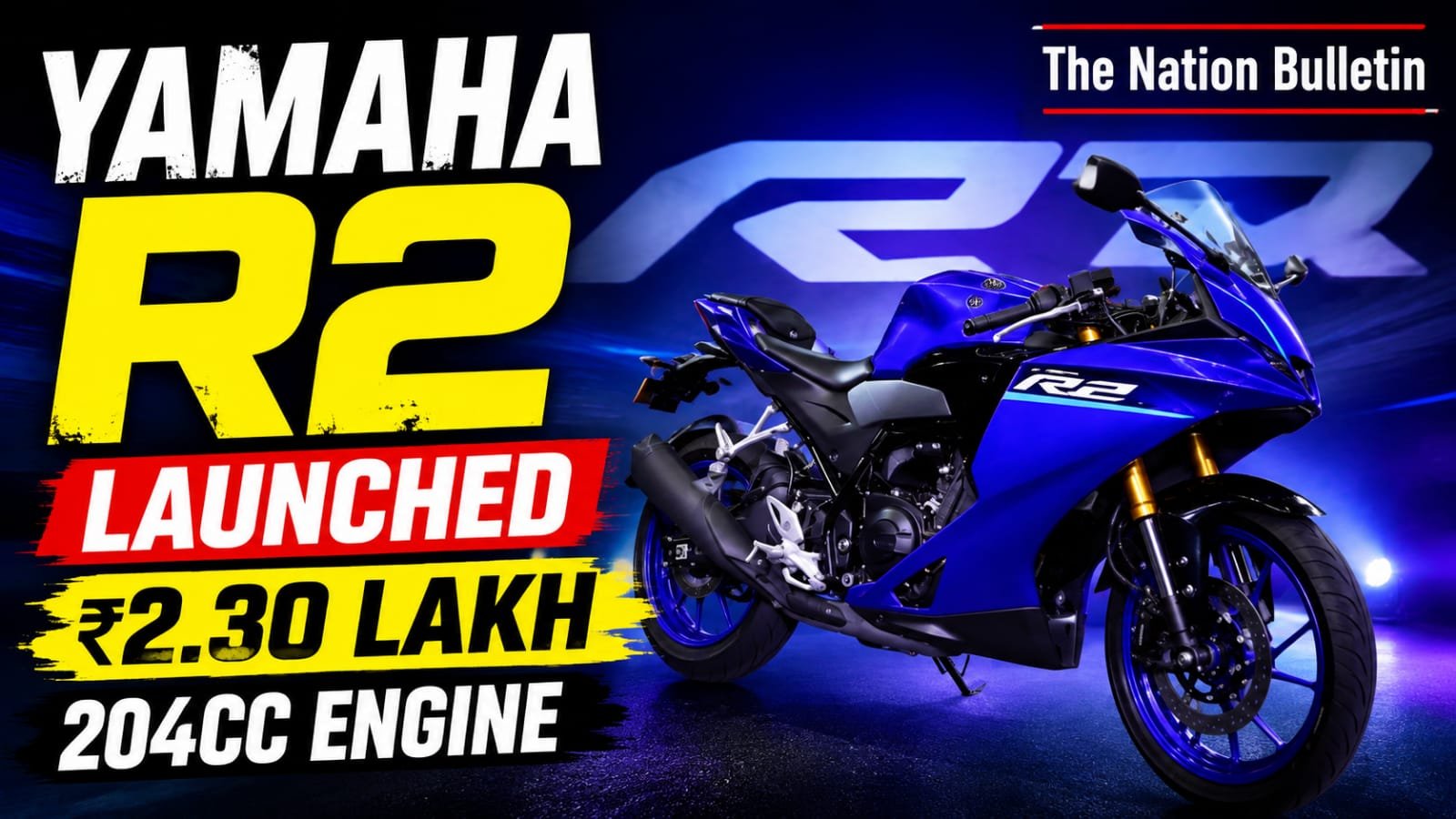 Yamaha R2 India launched with 204cc engine and 149kg weight