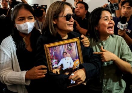 Family members mourn teacher killed in Thailand school shooting