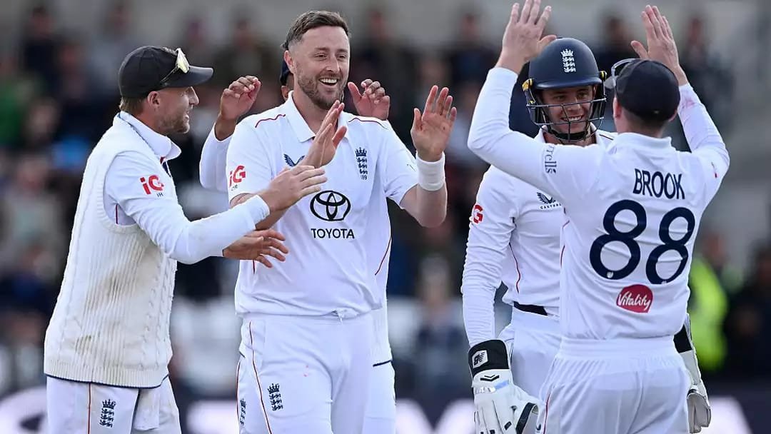 England vs Pakistan 1st Test 2026 as Ollie Robinson stars in England's innings win