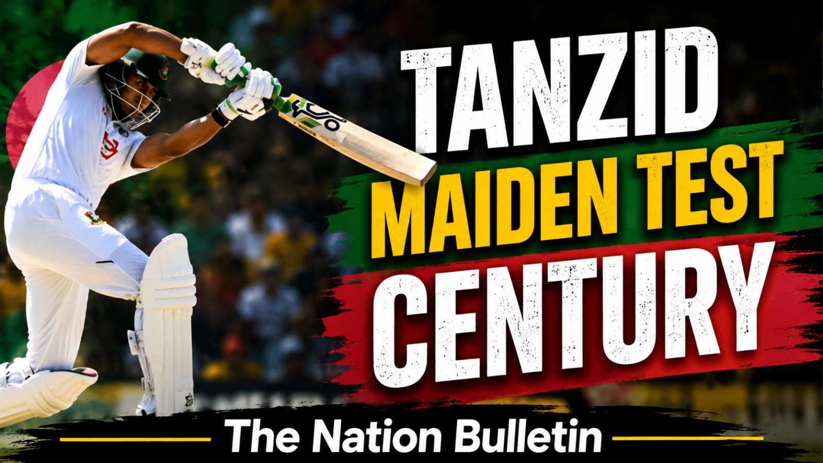 Tanzid Hits Maiden Test Century vs Australia Tanzid Hasan celebrates maiden Test century against Australia