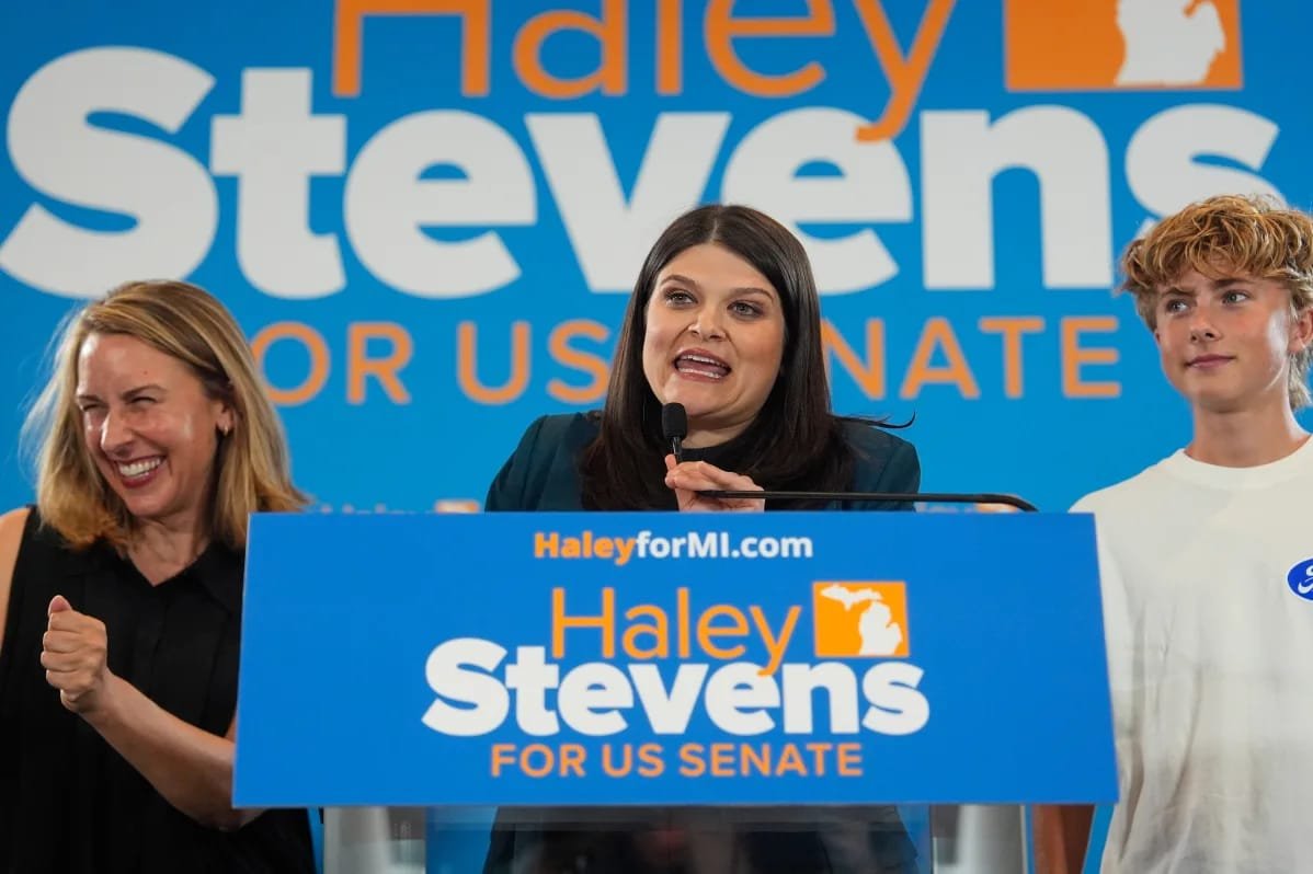 Haley Stevens and Abdul El-Sayed compete in the Michigan Democratic Senate primary election
