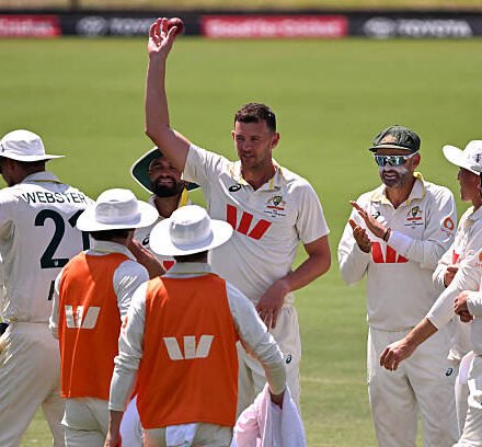 Josh Hazlewood reaches 300 Test wickets against Bangladesh