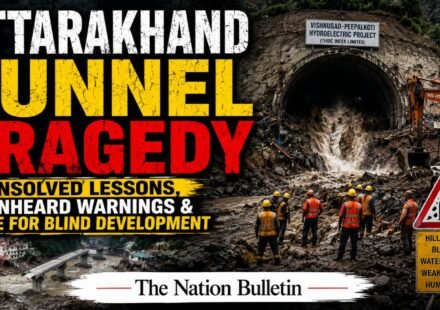 Uttarakhand tunnel accidents and safety concerns after the Pipalkoti tunnel tragedy