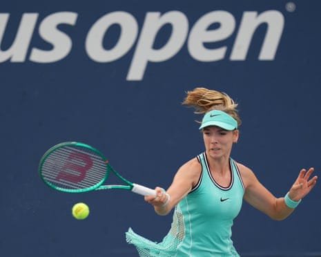 US Open 2026 Katie Boulter during her first-round match against Carol Young Suh Lee