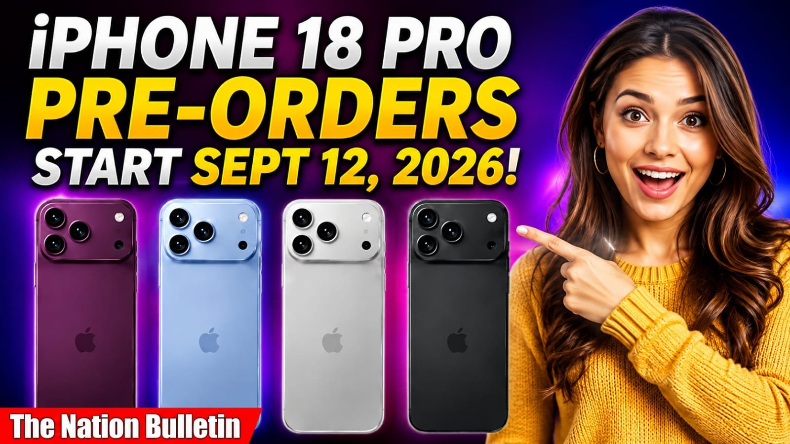 iPhone 18 Pro pre-orders and Apple September 2026 launch schedule