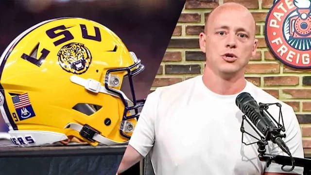 LSU head coach Lane Kiffin speaks at SEC Football Kickoff Media Day as the eligibility dispute intensifies.